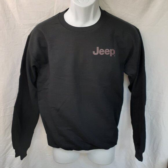 Jeep - Take the Road Less Traveled - Explore the World - New Small Black Sweatsh - Picture 7 of 7